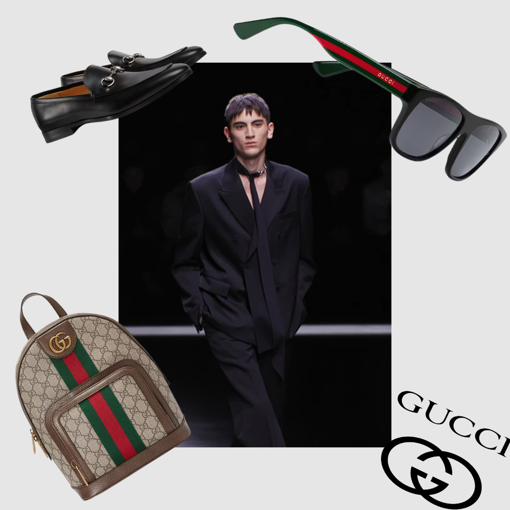 Homem Gucci Transforme-se: Toda a Elegância Italiana Valorizando seu Estilo